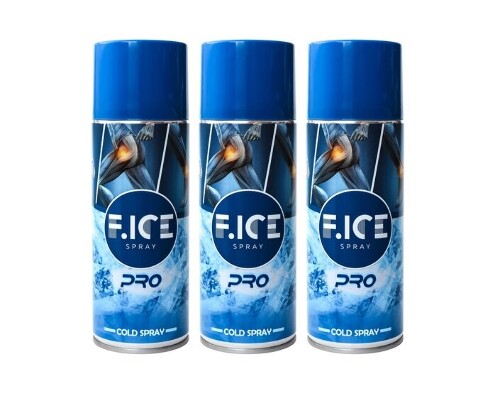 Набор из 3х упаковок F.ICE PRO спортивная заморозка 400 мл - по специальной цене