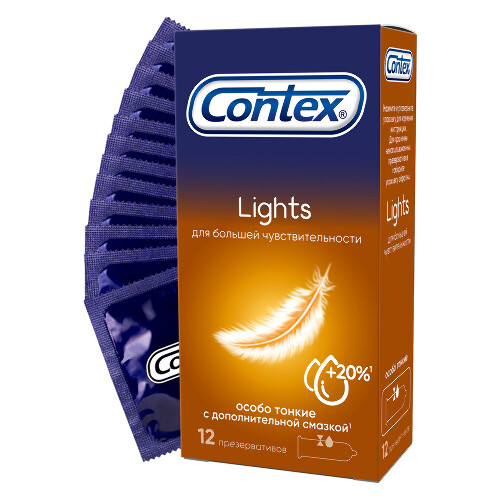 Contex презерватив lights особо тонкие 12 шт.