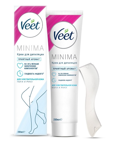 Купить Veet minima крем для депиляции для чувствительной кожи 200 мл цена