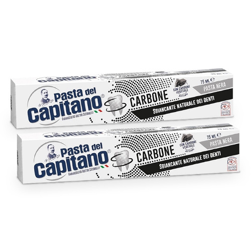 Набор PASTA DEL CAPITANO зубная паста с древесным углем 2 уп. - по выгодной цене!