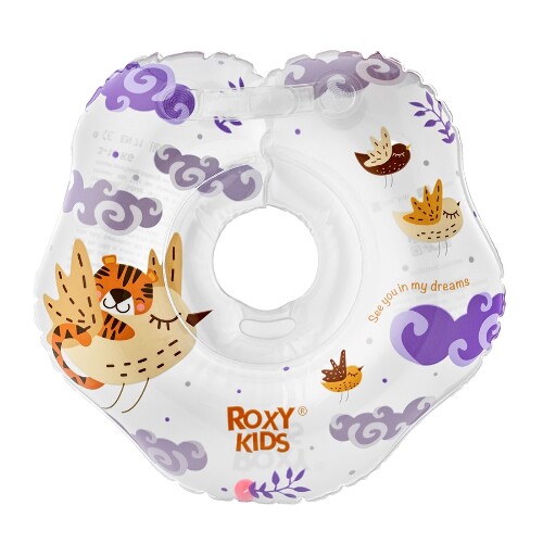 Roxy-kids круг на шею для купания малышей tiger 0+/rn-007