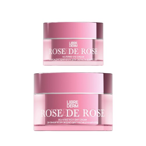 Набор ЛИБРИДЕРМ Rose de Rose: крем день + крем д/кожи вокруг глаз