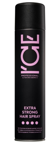 Ice by natura siberica professional take it home лак для волос экстрасильной фиксации 300 мл
