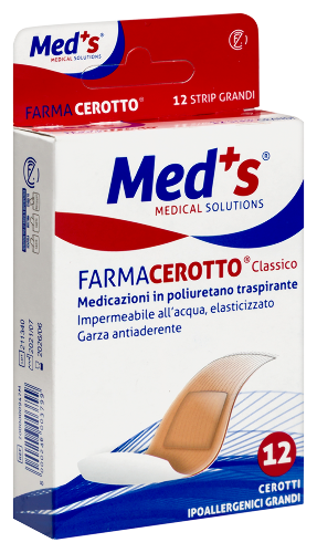 Farmacerotto classico пластыри фиксирующие водонепроницаемые 25х72 мм 12 шт./бежевый