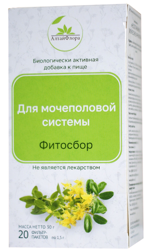 ФИТОСБОР ДЛЯ МОЧЕПОЛОВОЙ СИСТЕМЫ