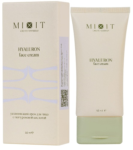 Mixit Hydra face cream Увлажняющий крем для лица с гиалуроновой кислотой 50 мл