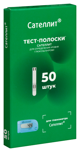 Тест-полоски Сателлит 50 шт.