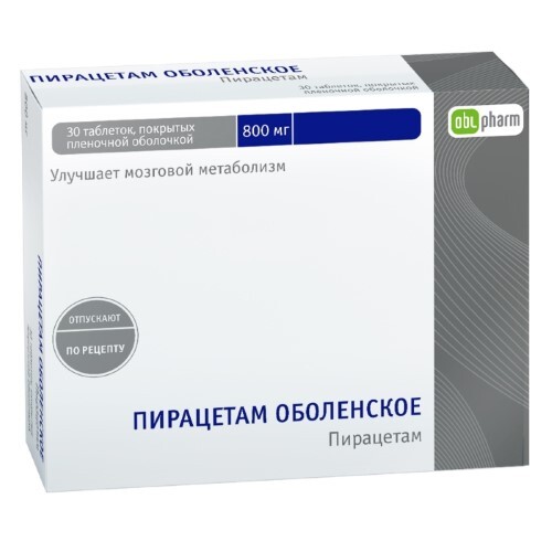 Купить ПИРАЦЕТАМ ОБОЛЕНСКОЕ 0,8 N30 ТАБЛ П/ПЛЕН/ОБОЛОЧ в Абакане ПИРАЦЕТАМ ОБОЛЕНСКОЕ 0,8 N30 ТАБЛ П/ПЛЕН/ОБОЛОЧ