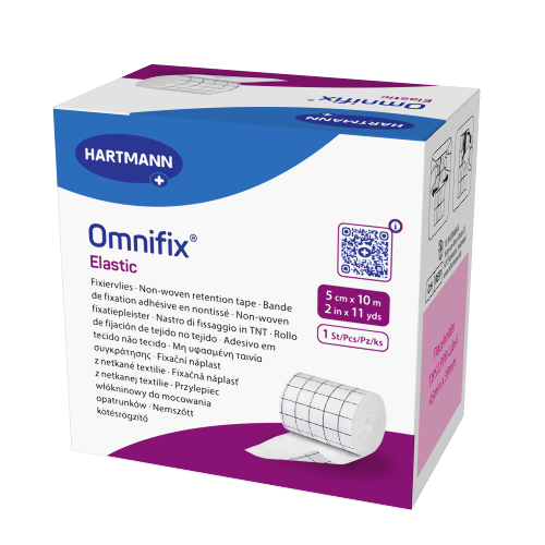 Пластырь omnifix elastic фиксирующий на основе из нетканого-материала (в рулоне) н/стер 5 смx10 м