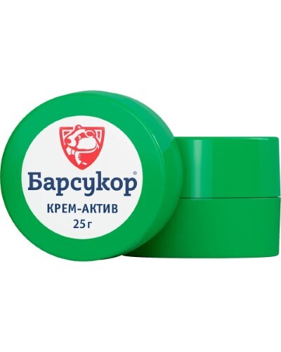 Купить Барсукор крем-актив массажный детский 25 гр цена
