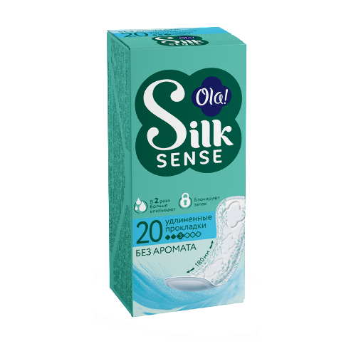 Ola silk sense прокладки ежедневные daily large 20 шт./без аромата