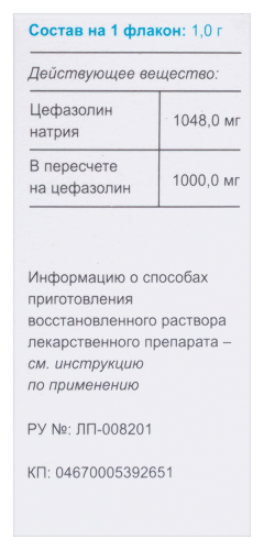ЦЕФАЗОЛИН