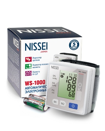 ТОНОМЕТР NISSEI НА ЗАПЯСТЬЕ АВТОМАТИЧЕСКИЙ