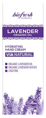 Biofresh lavender organic oil крем для рук увлажняющий 50 мл
