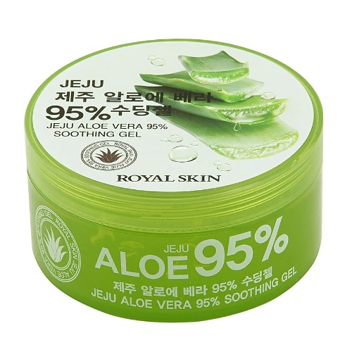Royal skin гель многофункциональный для лица/тела 95% алоэ 300 мл