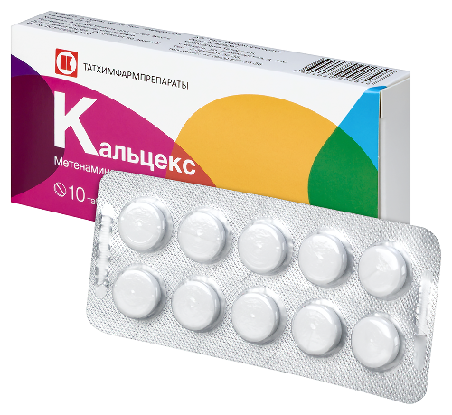 Кальцекс 500 мг 10 шт. таблетки