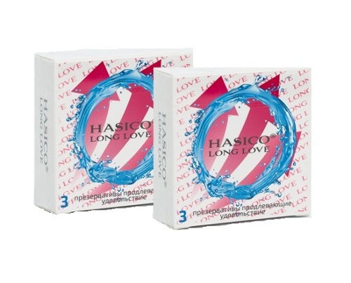 Набор из 2х средств HASICO: 1+ 1 ПРЕЗЕРВАТИВЫ HASICO LONGER ПРОДЛЕВАЮЩИЕ N3