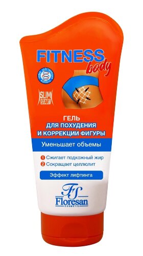 Фитнес body гель для похудения и коррекции фигуры 125 мл