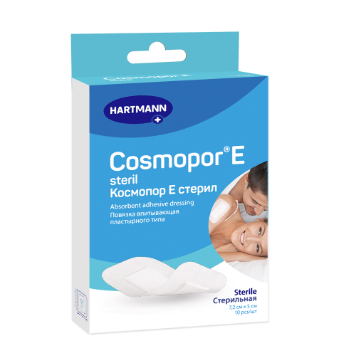 ПОВЯЗКИ ПЛАСТЫРНОГО ТИПА СТЕРИЛЬНЫЕ COSMOPOR E STERIL