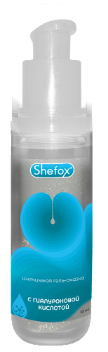 Shefox гель-смазка интимная с гиалуроновой кислотой 50 мл/флакон с дозатором