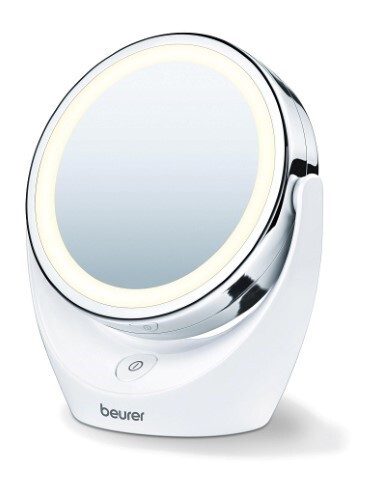 Beurer bs49 косметическое зеркало с подсветкой/диаметр 11 см