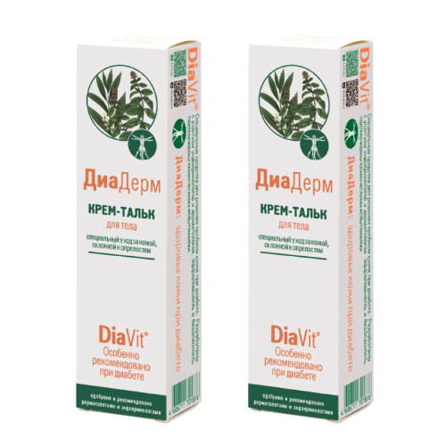 Набор Диадерм Крем-тальк из 2-х уп. по выгодной цене