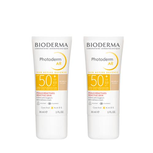 Набор из 2-х уп Bioderma Photoderm AR солнцезащитный крем для кожи с покраснениями SPF50+ 30мл