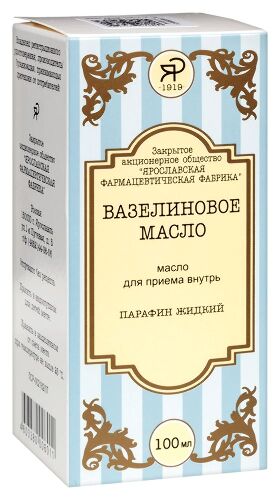 ВАЗЕЛИНОВОЕ МАСЛО 100МЛ ФЛАК МАСЛО Д/ПРИЕМА ВНУТРЬ/ЯРОСЛАВСКАЯ ФФ