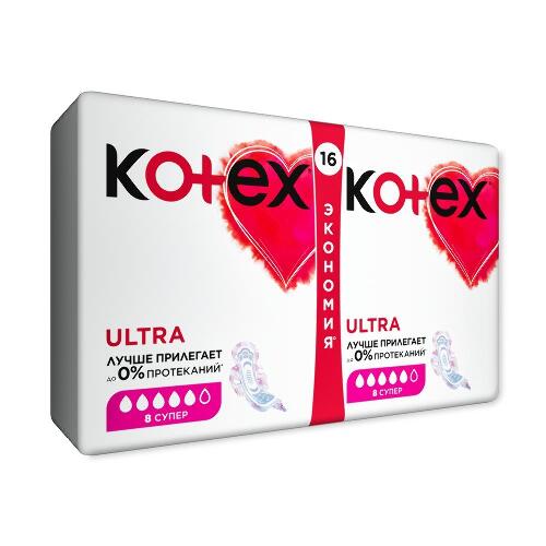 KOTEX ПРОКЛАДКИ ULTRA SUPER