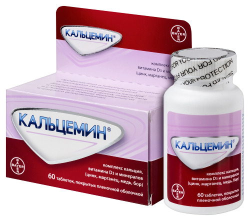 Кальцемин 60 шт. таблетки, покрытые пленочной оболочкой