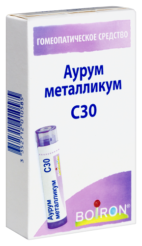 АУРУМ МЕТАЛЛИКУМ С30 ГОМЕОПАТ МОНОКОМП ПРЕПАРАТ РАСТИТ ПРОИСХОЖД