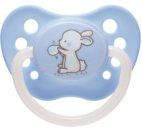 Купить Canpol babies соска-пустышка силиконовая little cutie 6-18 голубой цена