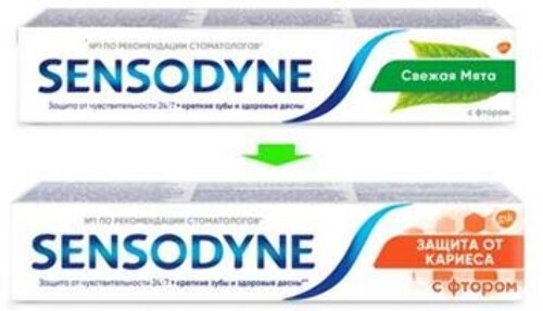 Sensodyne зубная паста с фтором 50 мл