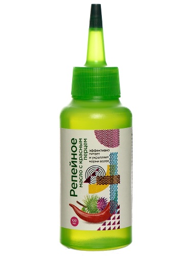 Elfarma масло косметич репейное с красным перцем 100 мл