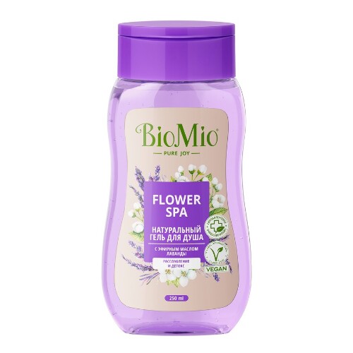 Купить Biomio bio shower gel гель для душа натуральный с эфирным маслом лаванды 250 мл цена