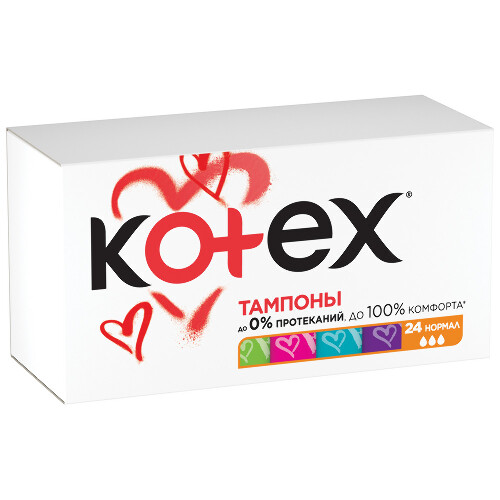 KOTEX ТАМПОНЫ NORMAL