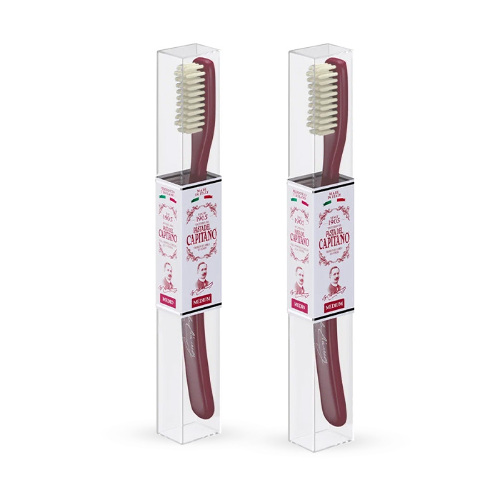 НАБОР PASTA DEL CAPITANO 1905 REPLAY 1960 ЗУБНАЯ ЩЕТКА/КРАСНАЯ/СРЕДНЕЙ ЖЕСТКОСТИ 2 уп. - по выгодной цене!