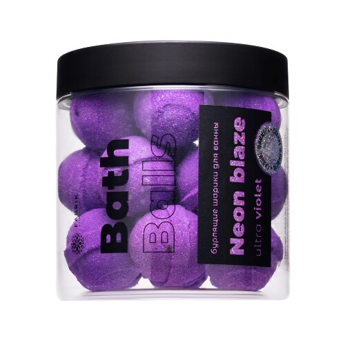 Шарики бурлящие для ванны neon blaze ultra violet 300 гр