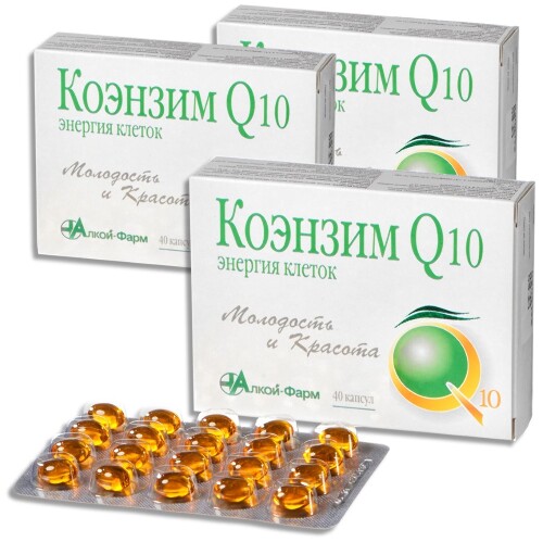 Купить Коэнзим q-10 энергия клеток 40 шт. капсулы цена