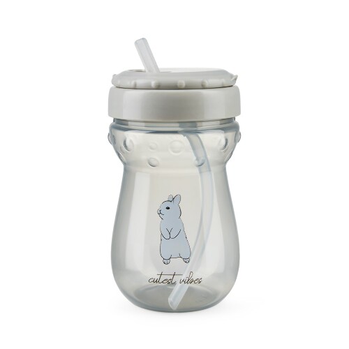 Купить Happy baby поильник с трубочкой feeding cup 360 мл 9+/кролик цена