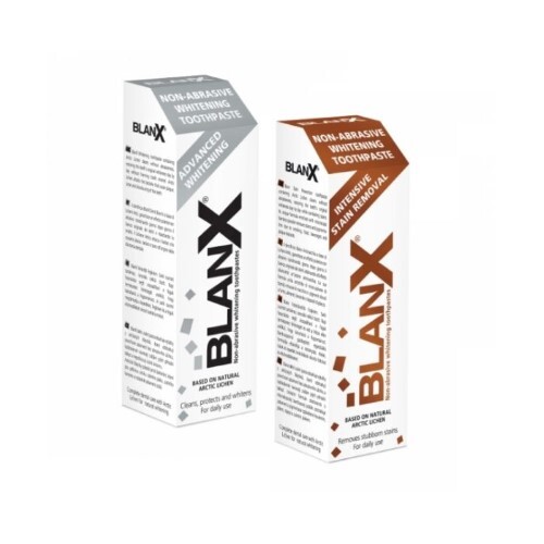 Купить Blanx отбеливающая зубная паста для удаления налета от кофе и табака 75 мл цена