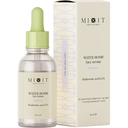 Mixit Water Bomb Face Serum Увлажняющая сыворотка для лица с гиалуроновой кислотой 30 мл