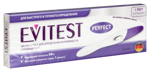 Тест для определения беременности evitest perfect