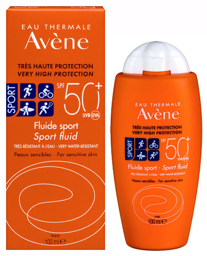 Купить Avene флюид солнцезащитный spf 50+ спорт 100 мл цена