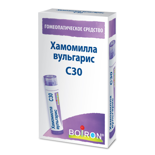 Купить Хамомилла вульгарис c30 гомеопатический монокомпонентный препарат растительного происхождения 4 гр гранулы гомеопатические цена