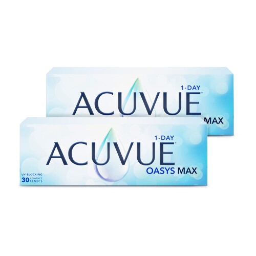 Купить Acuvue oasys max 1-day однодневные контактные линзы 8,5/14,3 30 шт./-7,00/ в Москве Acuvue oasys max 1-day однодневные контактные линзы 8,5/14,3 30 шт./-7,00/