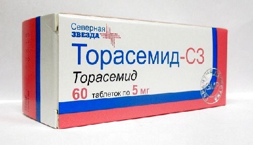 Купить Торасемид-сз 5 мг 60 шт. таблетки цена