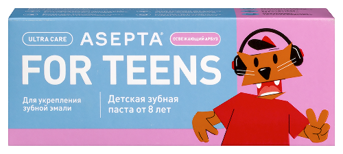 Асепта teens зубная паста детская минерализация от 8 лет 50 мл