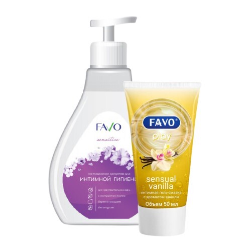 Купить Favo гель-смазка интимная чувственная ваниль 50 мл цена