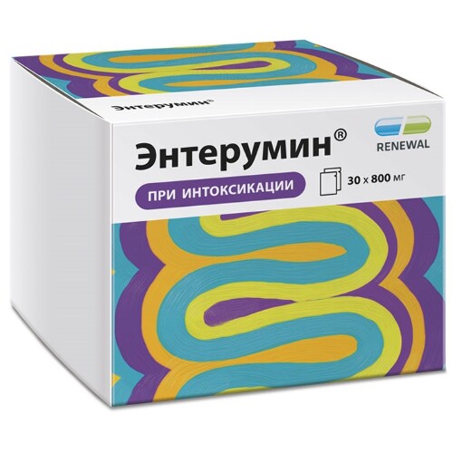 Энтерумин 30 шт. пакет порошок для приготовления суспензии для приема внутрь 800 мг